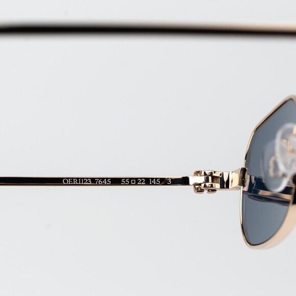 Off-White VAIDEN Women Sunglasses Gold Blue Oval OERI123 VAIDEN 7645 main image 10
